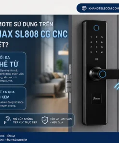 Thẻ từ và remote sử dụng trên khóa Demax SL808 CG CNC có gì đặc biệt?