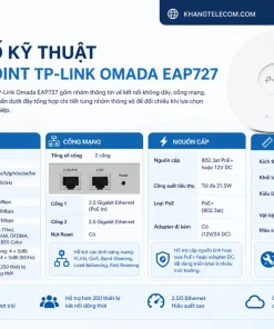 Thông số kỹ thuật Access Point TP-Link Omada EAP727 gồm những gì
