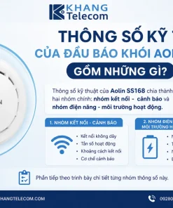 Thông Số Kỹ Thuật Của Đầu Báo Khói Aolin SS168 Gồm Những Gì