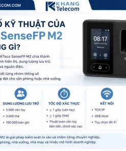 Thông Số Kỹ Thuật Của ZKTeco SenseFP M2 Gồm Những Gì