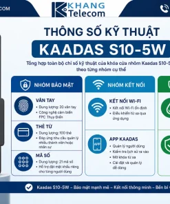 Thông số kỹ thuật Kaadas S10-5W gồm những gì?