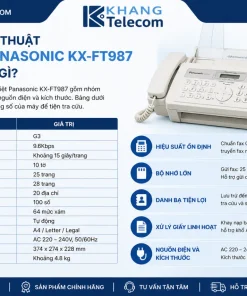 Thông Số Kỹ Thuật Máy Fax Panasonic KX-FT987 Gồm Những Gì