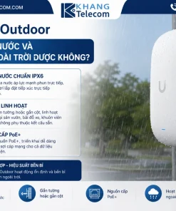 UniFi U7 Outdoor có chống nước và lắp đặt ngoài trời được