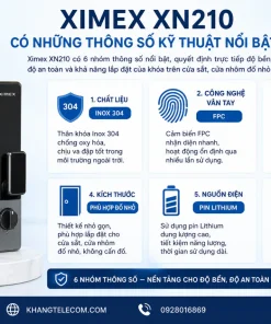 Ximex XN210 có những thông số kỹ thuật nổi bật nào?