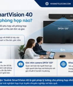 Yealink SmartVision 40 phù hợp với phòng họp nào