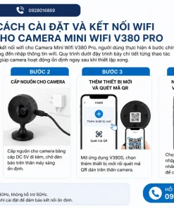 cài đặt và kết nối Wifi cho Camera Mini Wifi V380 Pro