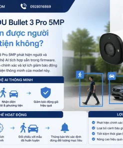 Camera IMOU Bullet 3 Pro 5MP có phát hiện được người và phương tiện
