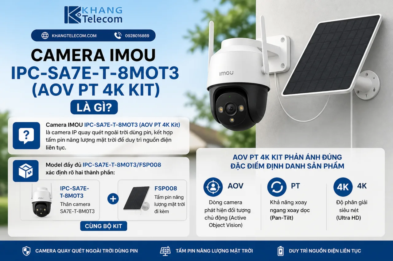 Camera IMOU IPC-SA7E-T-8M0T3 (AOV PT 4K Kit) Camera IMOU IPC-SA7E-T-8M0T3 (AOV PT 4K Kit)