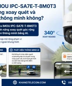 Camera IMOU IPC-SA7E-T-8M0T3 có tính năng xoay quét và phát hiện thông minh