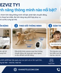 Camera IP EZVIZ TY1 có những tính năng thông minh nào nổi bật