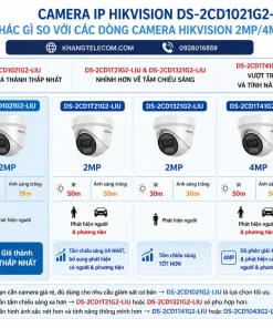 Camera IP HIKVISION DS-2CD1021G2-LIU khác gì so với các dòng camera Hikvision 2MP/4MP khác