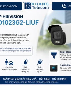 Camera IP HIKVISION DS-2CD1023G2-LIUF