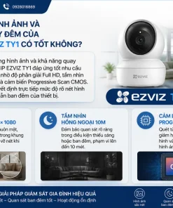 Chất lượng hình ảnh và khả năng quay đêm của Camera IP EZVIZ TY1