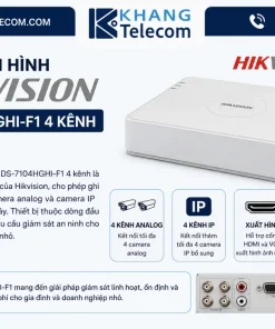 Đầu ghi hình Hikvision DS-7104HGHI-F1 4 kênh
