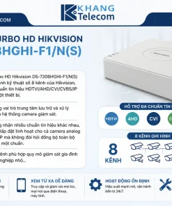 Đầu ghi Turbo HD Hikvision DS-7208HGHI-F1/N(S)