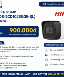 Giá bán Camera IP 2MP Hikvision DS-2CD1023G0E-I(L) hiện nay là bao nhiêu