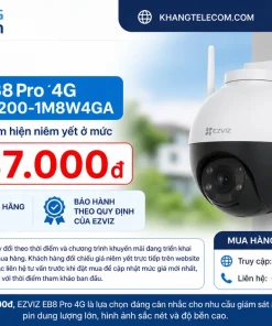 Giá bán EZVIZ EB8 Pro 4G CS-EB8-R200-1M8W4GA hiện nay là bao nhiêu