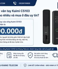 Giá bán Khóa vân tay Kaimi CS103 hiện nay là bao nhiêu và mua ở đâu uy tín