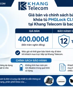 Giá bán và chính sách bảo hành khóa tủ PHGLock CL9911 tại Khang Telecom là bao nhiêu