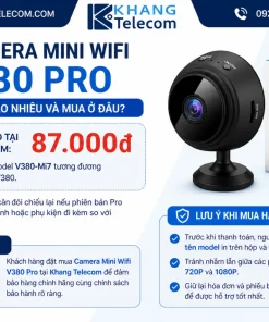 Giá Camera Mini Wifi V380 Pro hiện nay bao nhiêu và mua ở đâu