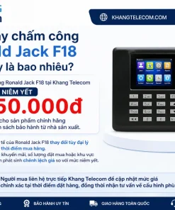 Giá máy chấm công Ronald Jack F18 hiện nay là bao nhiêu