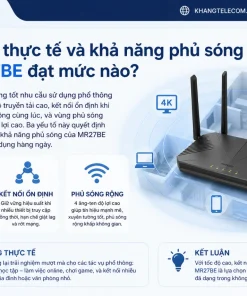 Hiệu năng thực tế và khả năng phủ sóng của MR27BE đạt mức nào