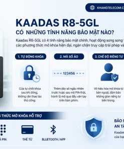 Kaadas R8-5GL có những tính năng bảo mật nào