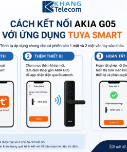 kết nối AKIA G05 với ứng dụng Tuya Smart