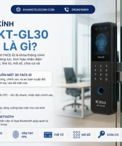 Khóa cửa kính Kitos KT-GL30 FACE ID