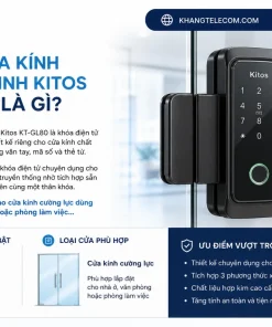 Khóa cửa kính thông minh Kitos KT-GL80