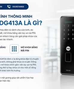 Khóa cửa kính thông minh Yale YDG413A