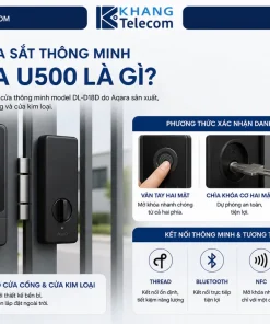 Khóa cửa sắt thông minh Aqara U500
