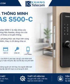 Khóa cửa thông minh Kaadas S500-C