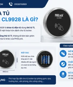 Khóa Cửa Tủ PHGLock CL9928