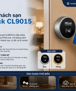 Khóa tủ khách sạn PHGLock CL9015