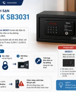 Khóa tủ khách sạn PHGLock SB3031