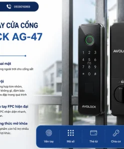 Khóa vân tay cửa cổng Avolock AG-47