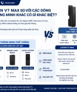 Lockin V7 Max So Với Các Dòng Khóa Thông Minh Khác Có Gì Khác Biệt