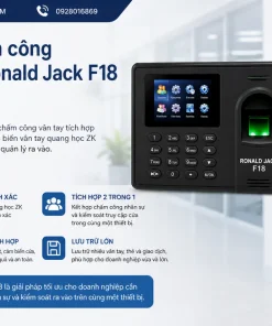 Máy chấm công vân tay Ronald Jack F18