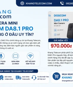 Mua Camera Mini Doscom DA8.1 Pro chính hãng ở đâu uy tín
