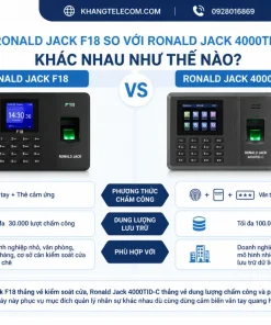 Ronald Jack F18 so với Ronald Jack 4000TID-C khác nhau