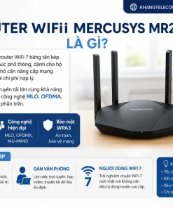 Router WiFi Mercusys MR27BE