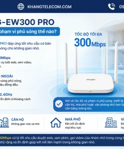 RUIJIE RG-EW300 PRO đáp ứng tốc độ và phạm vi phủ sóng thế nào