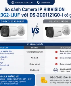 So sánh Camera IP HIKVISION DS-2CD1023G2-LIUF với DS-2CD1121G0-I có gì khác biệt