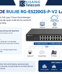 Switch PoE Ruijie RG-ES220GS-P-V2