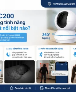 Tapo C200 có những tính năng giám sát nổi bật nào