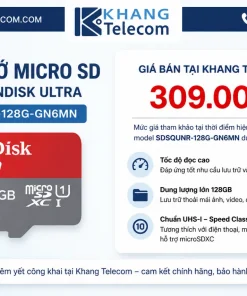 Thẻ nhớ Micro SD 128GB SanDisk Ultra SDSQUNR-128G-GN6MN có giá bao nhiêu