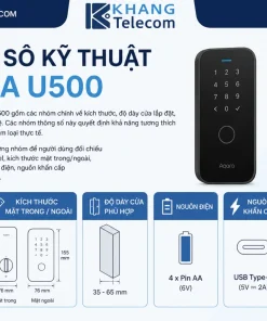 Thông số kỹ thuật Aqara U500 gồm những gì