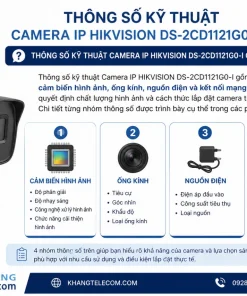 Thông số kỹ thuật Camera IP HIKVISION DS-2CD1121G0-I gồm những gì
