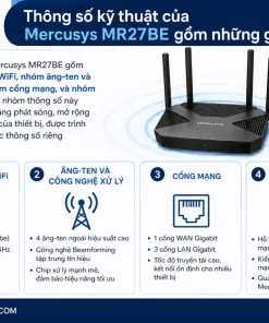 Thông số kỹ thuật của Mercusys MR27BE gồm những gì